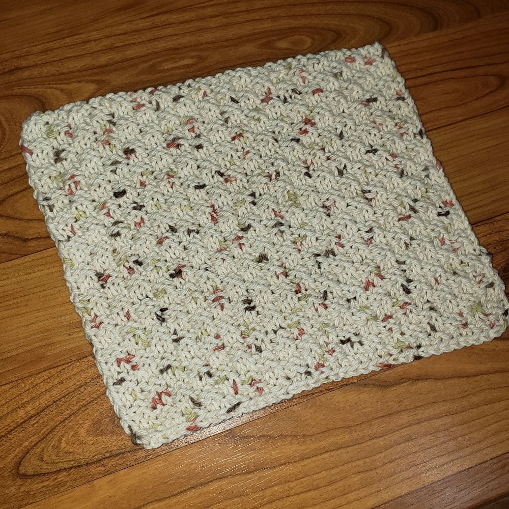 Knitted dishcoth